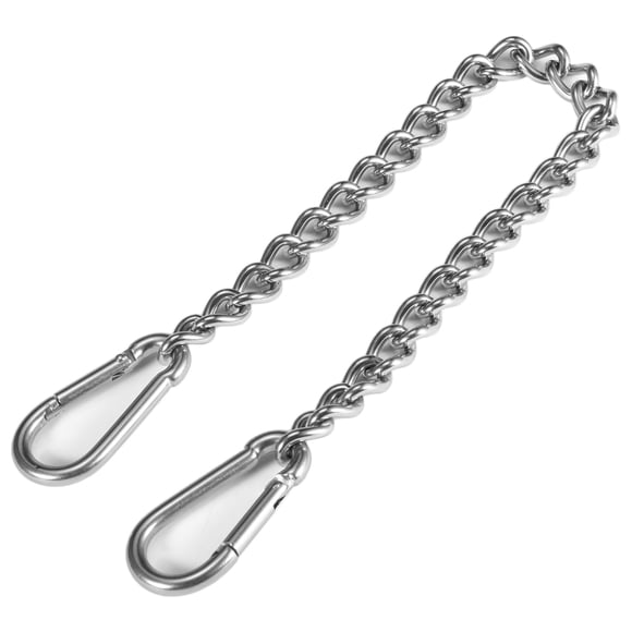 Chaîne de Chaise Suspendue en Acier Inoxydable, Ensembles de Suspension avec Deux Mousquetons, Accessoire Variable pour Suspension