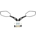 thumbnail image 2 of Krator Universal Black Motorcycle Mirrors Compatible with Kawasaki Vulcan Classic Custom 900, 2 of 4