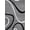 Gris Noir, variante sur Tapis Moderne Contemporain à Motif Spiralé avec Sangles, Design Minimaliste, Tapis pour Salon Chambre Gris Blanc Bleu 4x6 5x8 6x9 8x10 Pieds