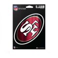 thumbnail image 1 of Autocollant Métallique Découpé San Francisco 49ers, 1 of 1