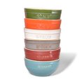 thumbnail image 2 of STAUB Ceramique 14 cm / 6 Piece Ceramic Large Rainbow Multi-Colour Large Bowl Set, Mixed Colours, 2 of 5