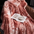 thumbnail image 4 of Yhmxh Throw Blanket for Couch Comfortable And Breathable Printed Drawstring Flannel Scandinavian Tie-type Velvet Office Conditioner Blanket Soft Cozy Fluffy Blanket Lightweight Travel Blanket, 4 of 6