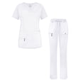 thumbnail image 1 of Adar Uniforms Women's Scrub Set - Enhanced V-Neck Top/Multi Pocket Pants, 1 of 7