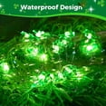 thumbnail image 3 of Lksixu St Patricks Day Lights 2 M 20 LED Lights Indoor Battery With Timer Four Leaf LED Light For St. Patrick's Day Party lamp string Electronics for Home Office School, 3 of 7