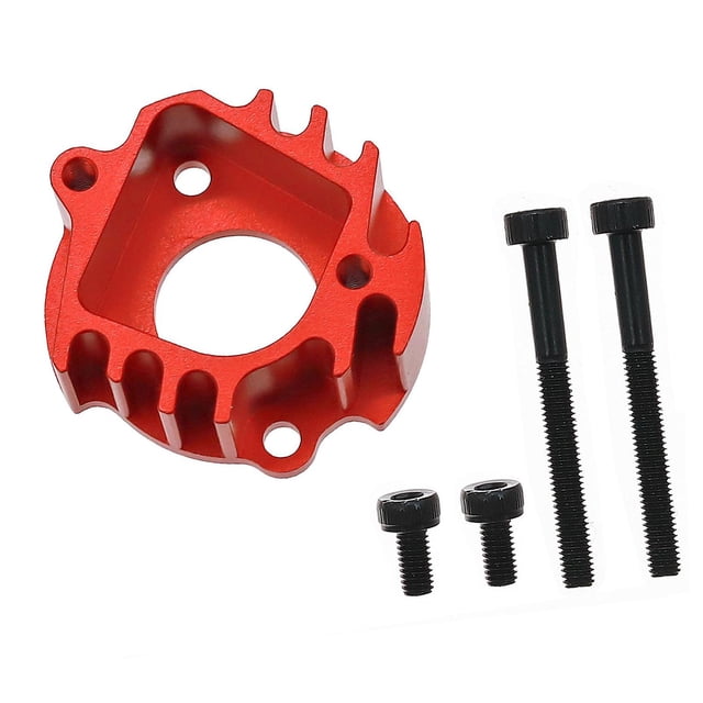 lionlar Support de Moteur de Voiture RC 1/10 Facile à Installer Accessoire Portable pour Boîte à Lunch CW01 Rouge