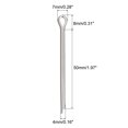 thumbnail image 2 of Unique Bargains Split Cotter Pin, 4x50mm Stainless Steel Clip Fastener Fitting Silver 30Pack, 2 of 5