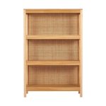 Anko Fraser Rattan Bookcase, 3 Tier Natural