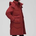 thumbnail image 4 of LOVZFMLL Vestes pour Femmes Hiver Décontracté Ample Mode Poche Couleur Manteau Long Réversible à Fermeture Éclair, 4 of 5