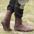thumbnail image 1 of LSLJS Men's Mid-Calf Boots, Men's Winter Flat Heel Leather Strap Warm Lace Up Vintage Mid Boot Rider, 1 of 5