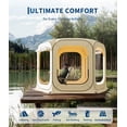 thumbnail image 4 of Screen House Tent Pop-Up, Portable Screen Room Canopy Instant Screen Tent 10 x 10 FT with Carry Bag for Patio, Backyard, Deck & Outdoor Activities, 4 of 7