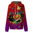 thumbnail image 4 of MesaSe Halloween Femmes de la Mode Quotidienne Polyvalent Décontracté Sweat à Manches Longues Imprimé Top Sweatshirt, 4 of 5