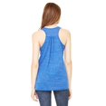 thumbnail image 2 of Bella Ladies Flowy Racerback Tank, S, True Royal Marble, 2 of 3