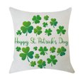 thumbnail image 1 of Jusqu'à 65 % de Rabais SMihono Housse de Coussin en Coton et Lin pour la Saint-Patrick Taie d'Oreiller Décorative Canapé Déco Maison, 1 of 2