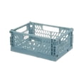 thumbnail image 2 of Aodebiao Foldable Plastic Small Baskets for Organizing and Storage, Collapsible Storage Crate for Home Bedroom Office Classroom Drawer Organizers, 2 of 6
