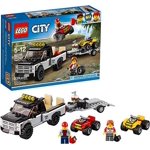 LEGO Ville ATV Équipe de course 60148 Kit de construction avec des jouets de camion et de voiture de course (239 Pièces)