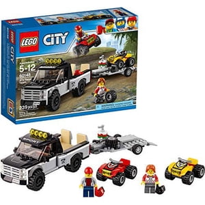 LEGO Ville ATV Équipe de course 60148 Kit de construction avec des jouets de camion et de voiture de course (239 Pièces)