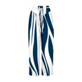 thumbnail image 5 of Pants for Women, Womens Fashionable Striped Printed Drawstring Wide Leg Pants, 5 of 5