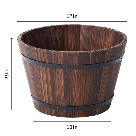 Better Homes & Gardens 17 in Wood Planter
