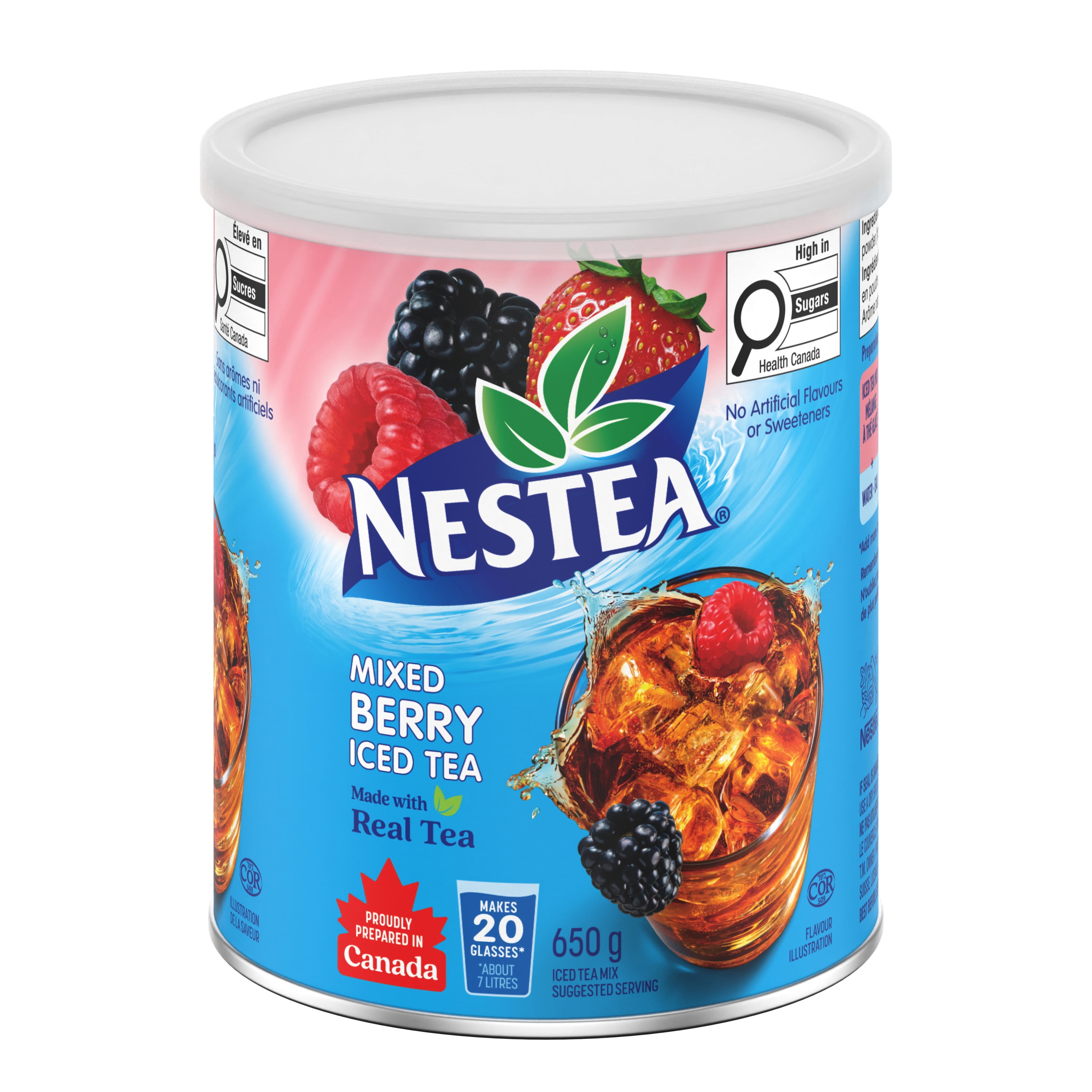 NESTEA Mixed Berry Iced Tea Mix, Made With Real Tea, No Artificial Flavours or Sweeteners