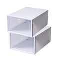 thumbnail image 4 of Boîte à Chaussures Pliable de Rangement Épaissie Transparente Type Tiroir Combinaison Boîte de Rangement pour Chaussures Boîte à Chaussures en Plastique, Style pour Femmes, 4 of 8