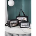 thumbnail image 4 of 1pc New Arrival Large Capacity Portable Cosmetic Bag For Travel, Waterproof And Transparent Toiletry Bag (Single Sale), 4 of 4