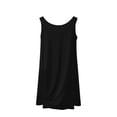 thumbnail image 4 of Timegard Robes de Nuit pour Femmes Col Rond Sans Manches Vêtements de Nuit Confortables Doux Couleur Unie Robe de Nuit Décontractée, 4 of 5