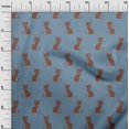 thumbnail image 2 of oneOone Cotton Flex Fabric Cat Ikat Print Fabric By Yard 40 Inch Wide, 2 of 4