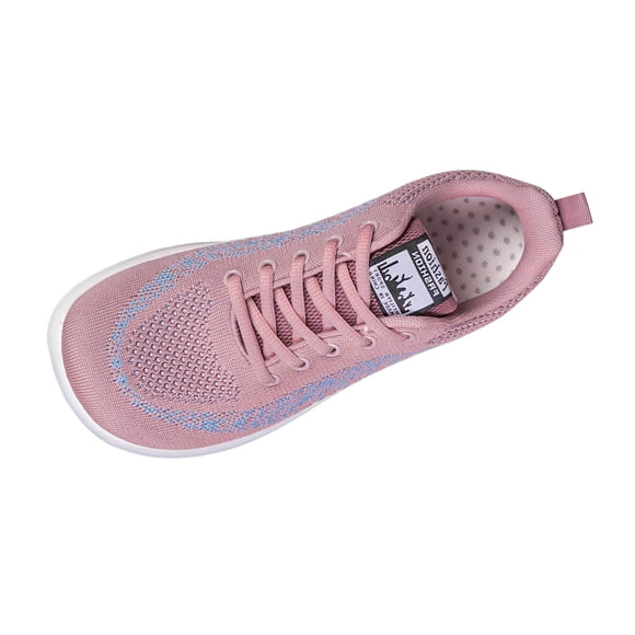 Women's Wide Toe Box Shoes Zero Drop Non Slip Extra Wide Width Fashion Sneakers Ultra Light Breathable Walking Shoes Casual Sneakers for Travel Work Trainers