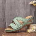 thumbnail image 4 of Dvkptbk Sandales Femmes Sandales Multicolores Brodées pour Femmes avec Semelle Compensée à Bout Ouvert Chaussures à Plateforme Chaussures pour Femmes, 4 of 4