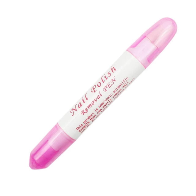 Nail Polish Corrector Pen with 3 Replaceable Tips: Manicure Tool for Quick Nail Art Mistake Cleanup, Refillable Design for Home & Salon Use