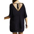 thumbnail image 3 of Plus Size Womens Short Sleeve Bikini Swimwear Cover Up Beach Dress, 3 of 6