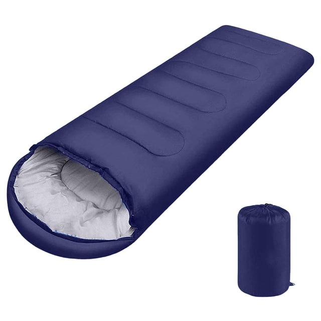 Sac de Couchage de Camping Ultraléger Compactable pour Adultes Temps Froid Matériau Spandex Isolation Thermique Nylon Ripstop Coupe-Vent pour Sac à Dos Randonnée Alpinisme