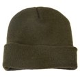 thumbnail image 1 of Chic Girl Winter Fall Solid Color Cuffed Woolen Yarn Knitted Warm Hat Cap Beanie, 1 of 8
