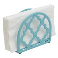 thumbnail image 1 of Home Basics Porte-serviettes en fonte de la collection Lattice, turquoise, 1 of 5