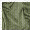 thumbnail image 4 of Soimoi Rayon Fabric Leaves Block Printed Craft Fabric by The Yard 42 Inch Wide, 4 of 5