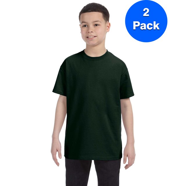 Hanes T-Shirt Jeunesse Authentic-T - 54500 (Lot de 2)