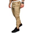 thumbnail image 4 of Men‘s Cargo Pants Casual Joggers Sports Drawstring Trousers Sweatpants, 4 of 5