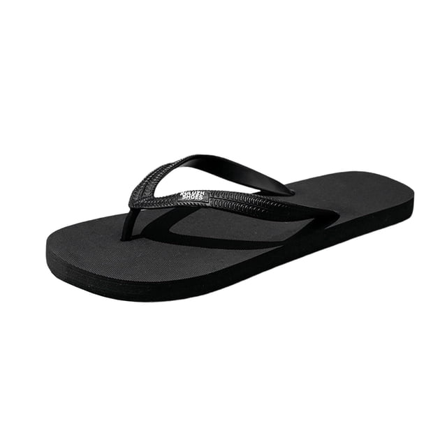 Men's Outdoor Slippers, Beach Flip Flops for Men Non Slip, Comfortable Summer Sandals with Arch Support, Lightweight Casual Slides for Indoor Home, Travel, Pool Walking, Wide Width Available
