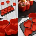 thumbnail image 2 of 12Pack Silicone Baking Cups Reusable Muffin Liners Non-Stick Cup Cake Molds Set Cupcake Silicone Liner Standard Size Silicone Cupcake Holder Reusable Cupcake, 2 of 6