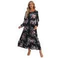 thumbnail image 1 of Ketyyh-chn99 Robes Femmes Été Robe Maxi Robe de Plage Automne Décontractée Ample Robe Mini Noir,m, 1 of 5