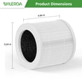 thumbnail image 4 of Air Purifier A1 Replacement Filter, VEWIOR H13 True HEPA Air Filter Remove 99.97% of Pet Hair Smoke, 4 of 5