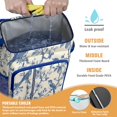 thumbnail image 3 of Botanical Garden Blossom Print Backpack Cooler - 20L High Capacity, Multiple Pockets for Organization, 3 of 6
