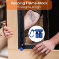 thumbnail image 3 of Stair Gauges, Aluminium Alloy Stair Gauges For Framing Square, Wear  Durable Stair Stringer Layout Tool For Carpentry Squares Stair And Rafter Gauge Clamps, 3 of 8