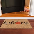 thumbnail image 4 of yulier Door Mat Fall Decor Pumpkins Pattern Doormat Welcome Mat for Front Door, Thanksgiving Halloween Decorations, 16 x 24 In, 4 of 4