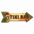 thumbnail image 1 of SignMission P-ARROW-999569 Panneau Tiki Bar 2 Arrow de 18 Po, 1 of 4