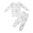 thumbnail image 1 of MIASHUI Kid DIY Hand Painted Homewear Set Boy Girl Pajama Sets Cute Funny Cartoon,White,2-3 Years, 1 of 2
