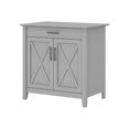 thumbnail image 1 of Bush Furniture Key West - Cupboard - 2 doors - engineered wood - cape cod gray, 1 of 12