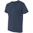 thumbnail image 3 of Hanes ComfortBlend EcoSmart Men`s Crewneck T-Shirt, S, Heather Navy, 3 of 6