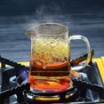 thumbnail image 4 of Glass Teapot With Removable Infuser, High Borosilicate Glass Loose Tea Kettle, Strainer And Lid - Stove Safe (, 4 of 5