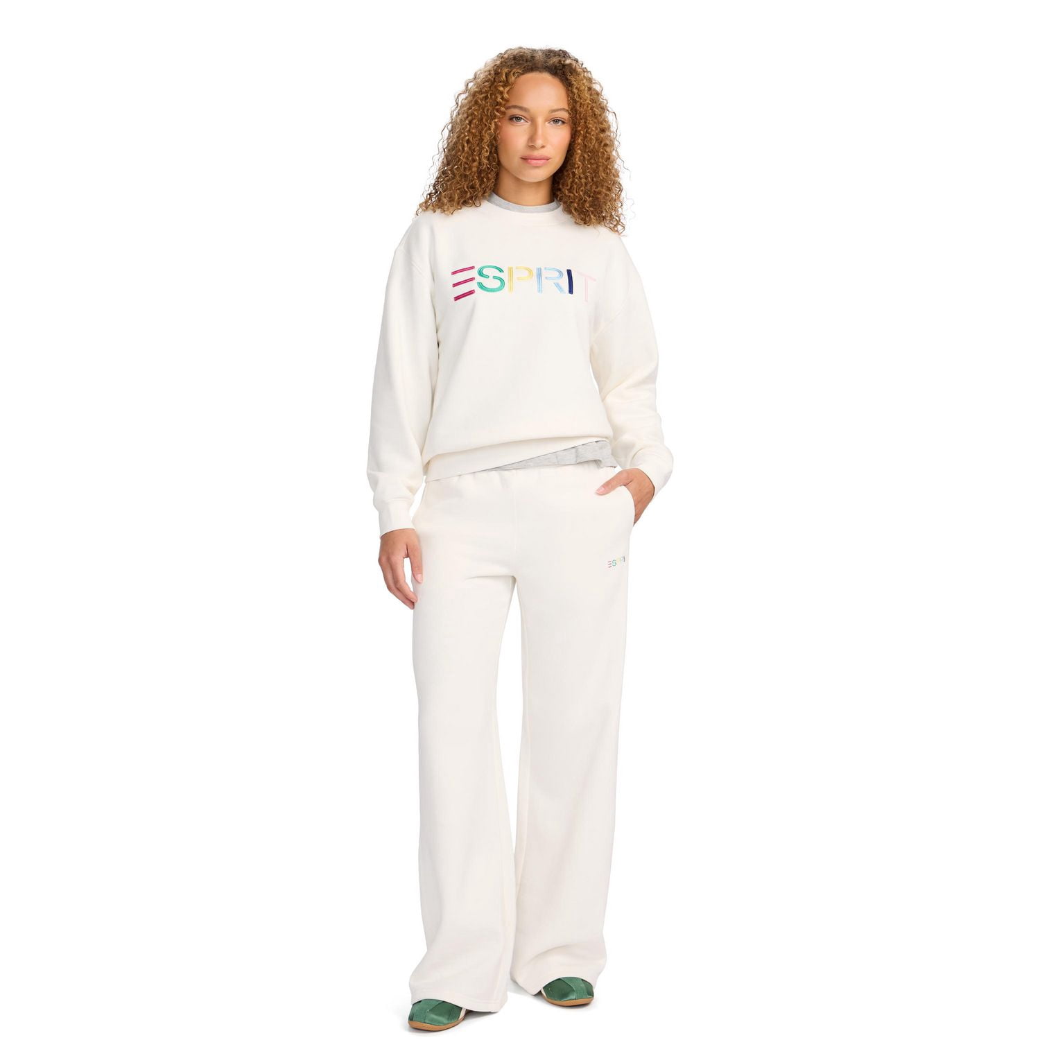Esprit Pantalon Molletonné Large Femme, TP-TTG